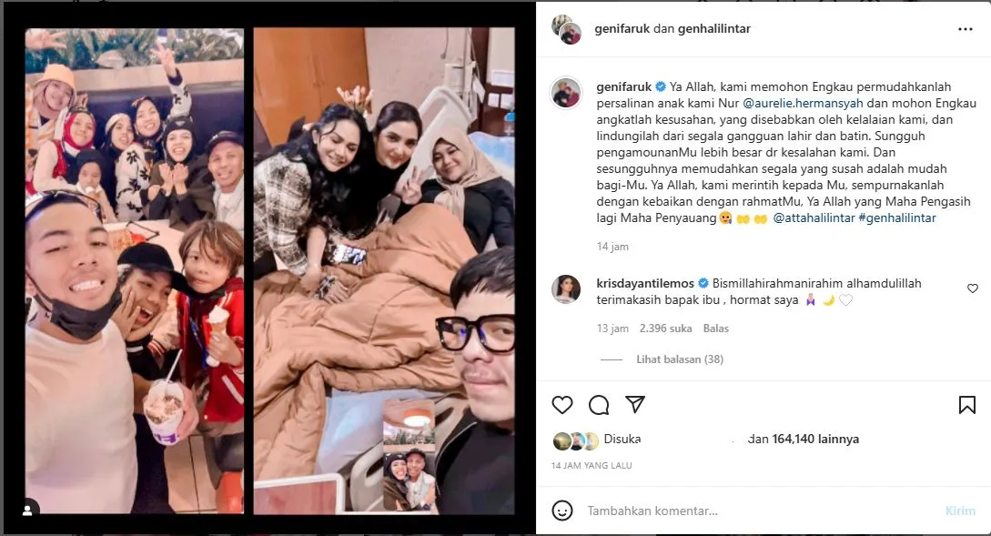 Gen Halilintar Gelar Doa Bersama Menyambut Persalinan Aurel, Penuh Haru! 4 Gen Halilintar doa bersama