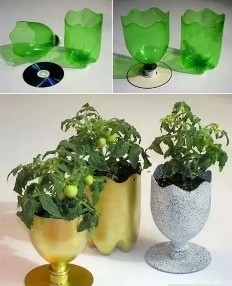 6+ Cara Membuat Pot Bunga dari Botol Bekas 12 cara membuat pot bunga dari botol bekas