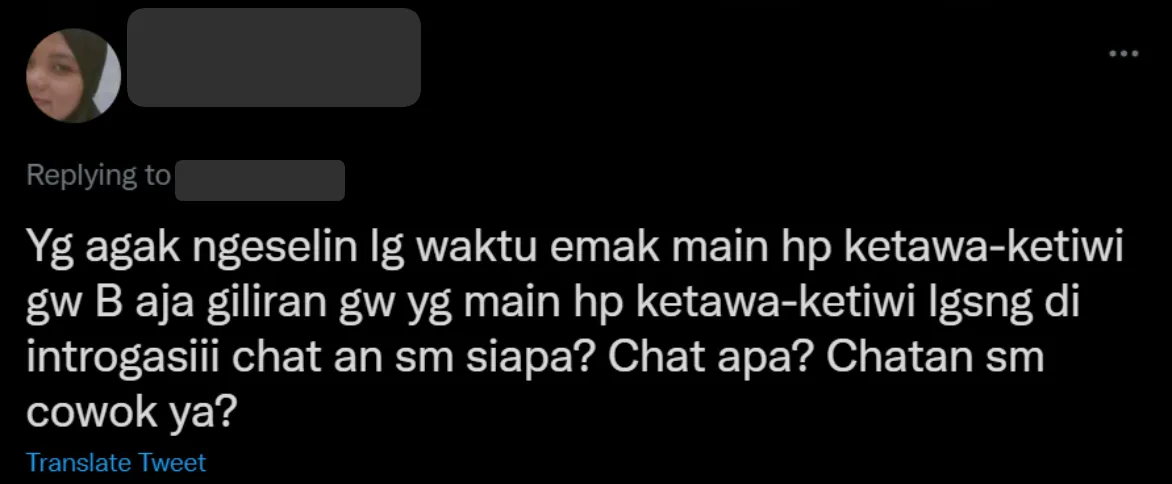 Curhat Kocak Warganet Saat Ngajak Ngobrol Orang Tua yang Sedang Main HP 15 Diinterogasi Mama