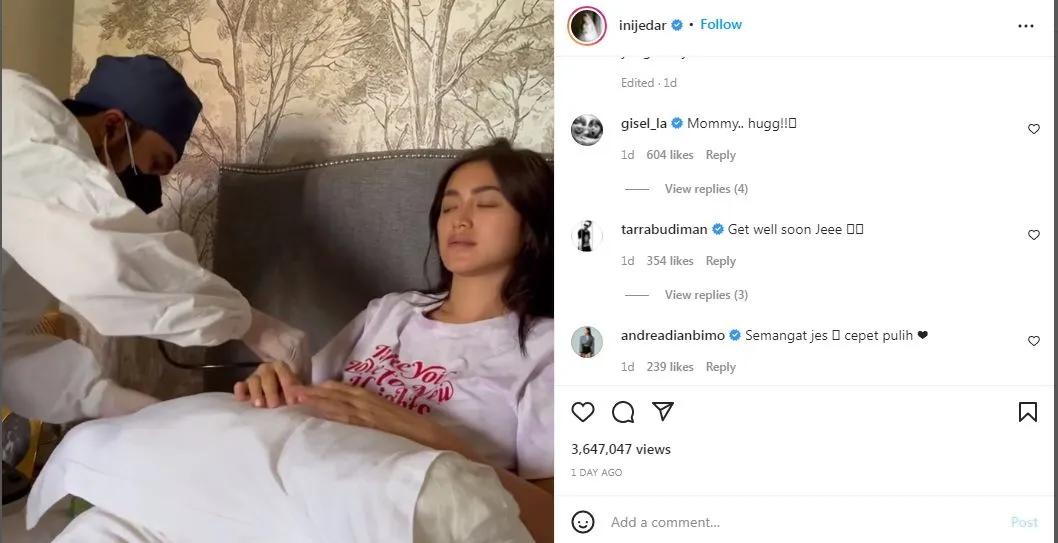 Jessica Iskandar Positif Covid-19, Ungkap Kondisi Terkininya Pasca 6 Hari Isolasi 2 jedar sakit
