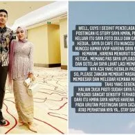 Medina Zein Klarifikasi Soal Nongkrong di Kafe Bareng Suami yang Positif Covid-19