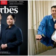 Raffi Ahmad-Nagita Slavina Jadi Model Sampul Majalah Forbes
