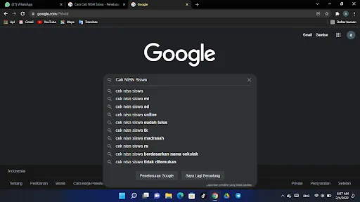 Cara Cek NISN Siswa Secara Online tanpa Kartu Kesiswaan 4 Cek NISN Kemendikbud