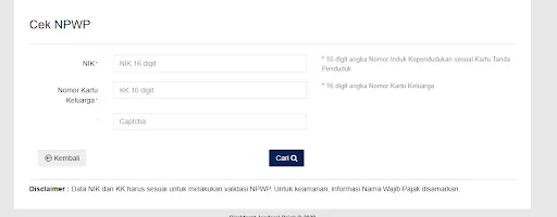 Cara Cek NPWP Mudah Lewat Website dan Scan Kode QR 4 daftar NPWP online