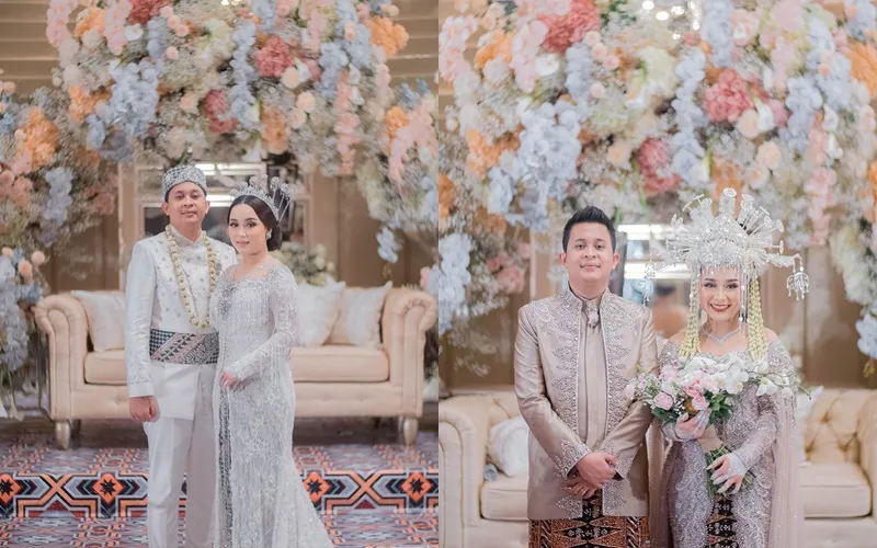 Detail Acara Akad dan Resepsi Pernikahan Adik Ayu Ting Ting. Elegan! 12 Pernikahan adik Ayu Ting Ting