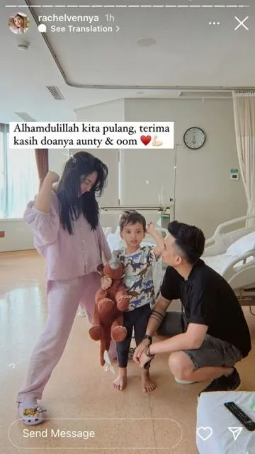 Rachel Vennya dan Okin Bagikan Momen Kompak Jaga Xabiru di Rumah Sakit 5 Kekompakan Rachel Vennya