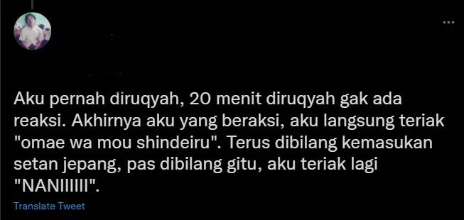 Kompilasi Cerita Warganet Soal Pengalaman Rukiah. Kocak Semua! 11 Pengalaman warganet