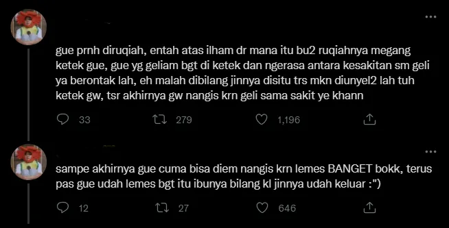 Kompilasi Cerita Warganet Soal Pengalaman Rukiah. Kocak Semua! 13 Pengalaman warganet