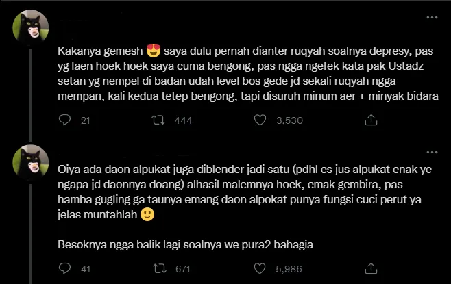 Kompilasi Cerita Warganet Soal Pengalaman Rukiah. Kocak Semua! 14 Pengalaman warganet