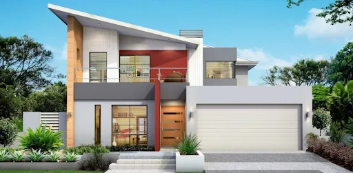 6 Desain Rumah Minimalis 2 Lantai untuk Keluarga Kecil 8 rumah 2 lantai unik
