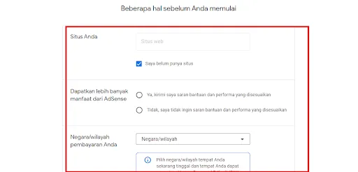 Tutorial Cara Daftar Google AdSense untuk Pemula 5 google adsense
