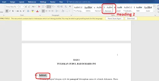 Cara Membuat Daftar Isi Secara Otomatis di MS Word 4 membuat daftar isi