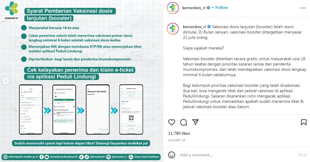 Kemenkes Buka Suara Usai Beredar Informasi Jarak Pemberian Vaksin Booster Jadi Tiga Bulan 4 vaksin booster