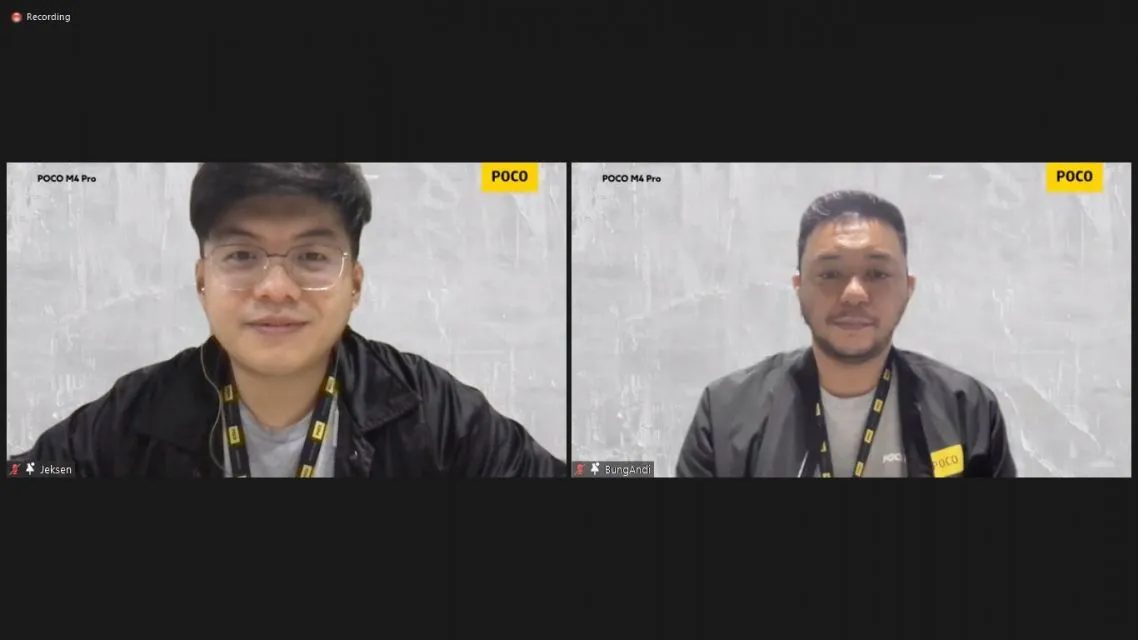 POCO M4 Pro Meluncur di Indonesia, Ini Harga dan Spesifikasinya 4 Virtual press conference peluncuran ponsel POCO terbaru