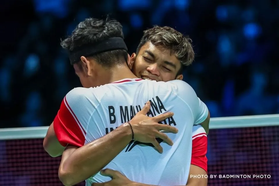 Selamat! Bagas/Fikri Juara Ganda Putra All England 2022 4 Rasa haru Bagas/Fikri setelah mengalahkan senior
