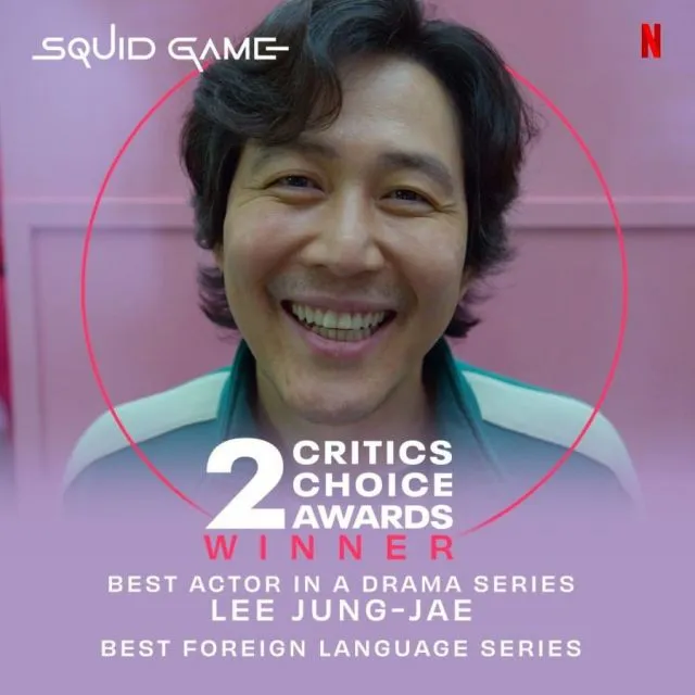 Squid Game Raih 2 Penghargaan Bergengsi di Critics Choise Award 2022 3