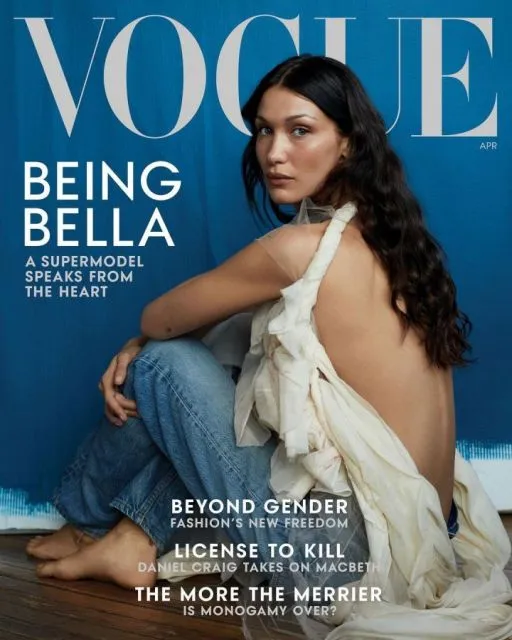 Bella Hadid Alami Depresi Sejak Remaja, Akhirnya Berani Speak Up 4 Bella Hadid cover majalah Vogue