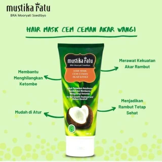 5 Rekomendasi Hair Mask untuk Rambut Gatal dan Berketombe 7 Rekomendasi masker rambut untuk gatal dan berketombe