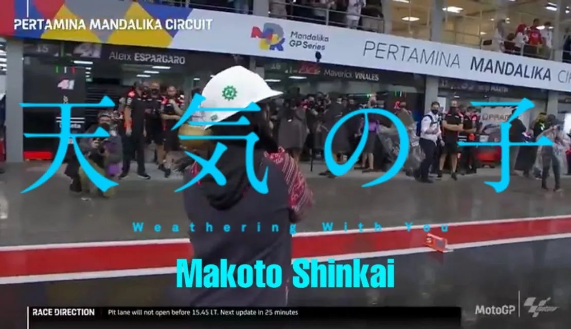 10 Potret Meme Moto GP Mandalika, Bukti Warganet Indonesia Sangat Kreatif 15 Rara the Weathering with you