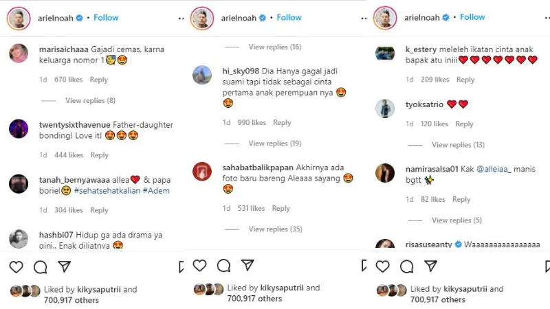 Ariel Noah Bawa Alleia ke Paris, Unggahan Fotonya Tuai Pujian Warganet 2 Ariel noah ajak alleia ke Paris