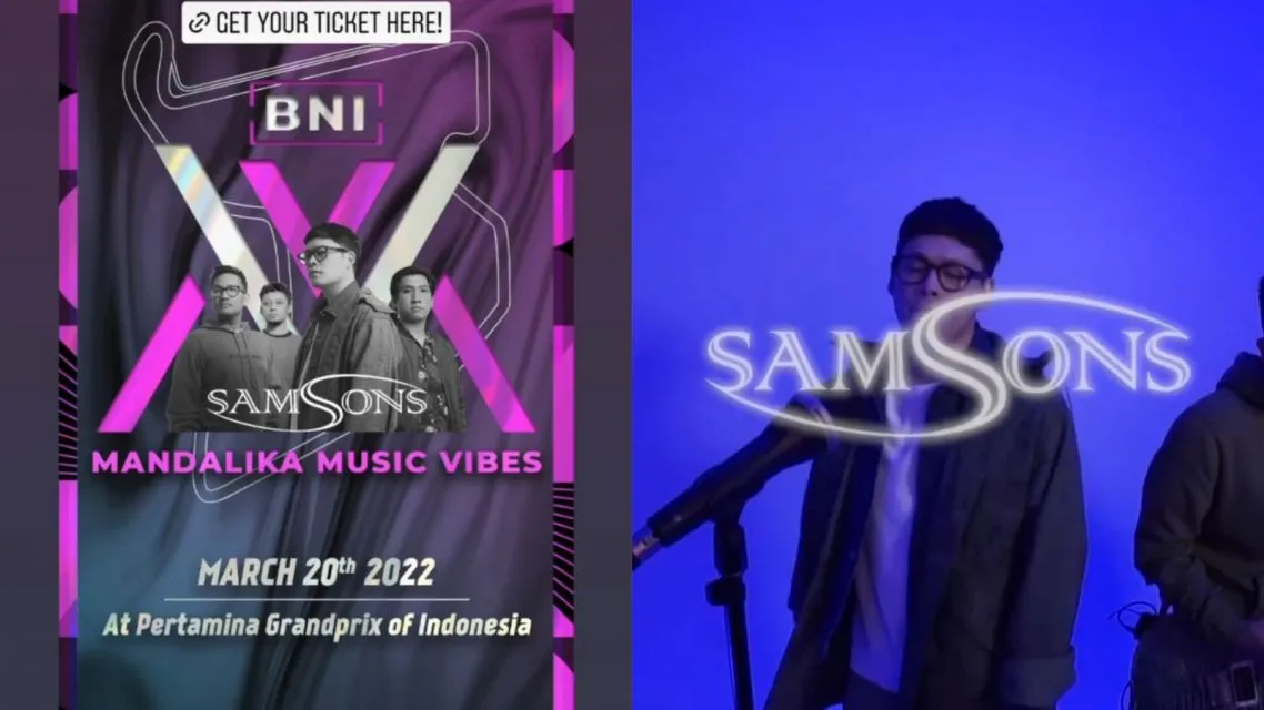 Samsons Bangkit Lagi, Segera Manggung di Mandalika dengan Vokalis Baru 4 SamSonS Live musik di Mandalika
