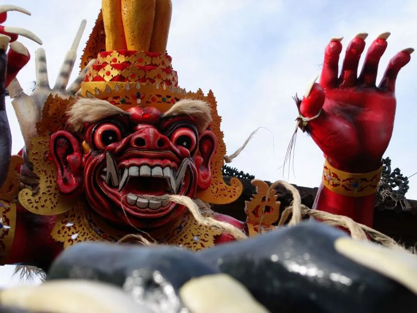 Hari Raya Nyepi, Bandara Ngurah Rai di Bali Tutup 24 Jam 4 Ogoh-ogoh