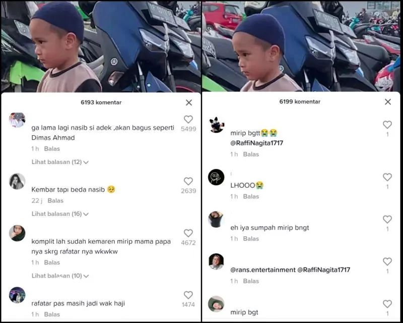 Viral Bocah Mirip Rafathar, Warganet Antusias Doakan Bisa Seperti Dimas Ahmad 4 Bocah mirip Rafathar