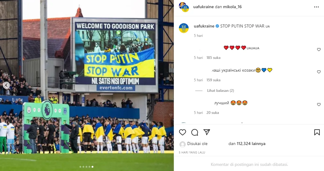 Pemain Rusia Diserang Pemain Ukraina, Artem Dzuyba Jelaskan Posisinya 4 Postingan Vitalii Mykolenko