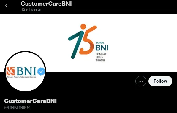Cara Mengenali Akun Customer Care Bodong di Medsos. Harus Waspada! 6 Contoh akun palsu BNI