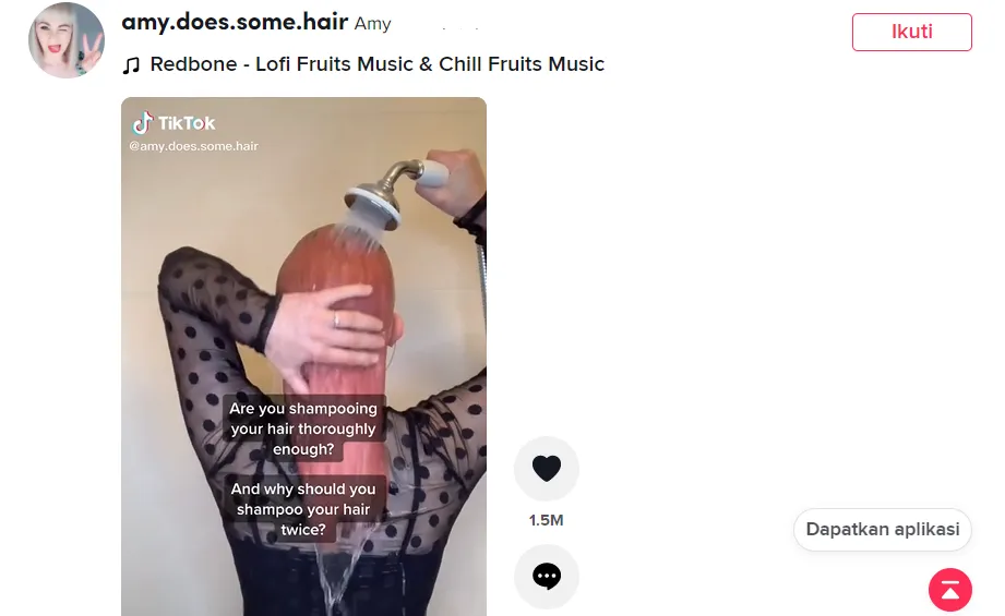 Viral di Tiktok, Benarkah Harus Keramas Dua Kali Biar Bersih? 4 Video keramas