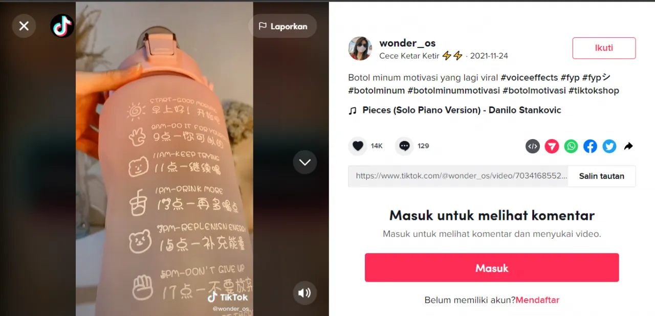 4 Cara Agar Kamu Ingat untuk Minum Air. Kalau Kurang Bisa Dehidrasi~ 6 Botol motivasi