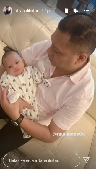 Raul Lemos Jenguk Ameena untuk Pertama Kalinya. Sudah Punya Panggilan Spesial yaitu Avo 3 Raul Lemos Jenguk Ameena, Putri Atta Halilintar dan Aurel Hermansyah untuk Pertama Kalinya