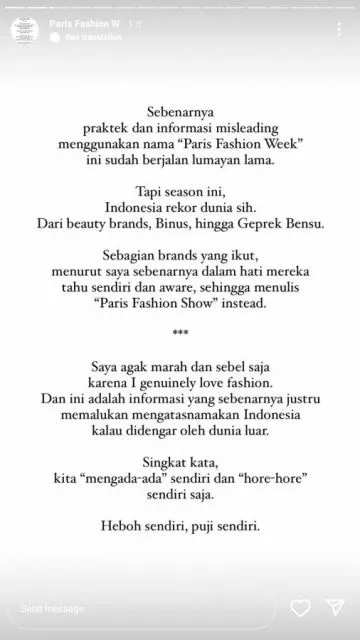 Lucky Heng Ungkap Kehadiran Brand Indonesia di Paris Hanya untuk Show Biasa 6 Lucky Heng kritik brand lokal yang ke paris