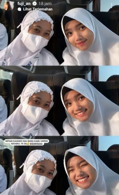 Bikin Terharu, Fuji Bongkar Impian Vanessa Untuk Umrahkan Baby Sitter Gala Sky 3 Impian Vanessa Angel untuk baby sitter Gala Sky