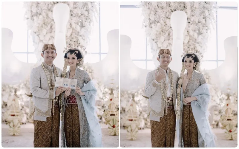 8 Potret Pernikahan Romantis Belva Devara dan Sabrina Anggraini 10 belva sabrina wedding