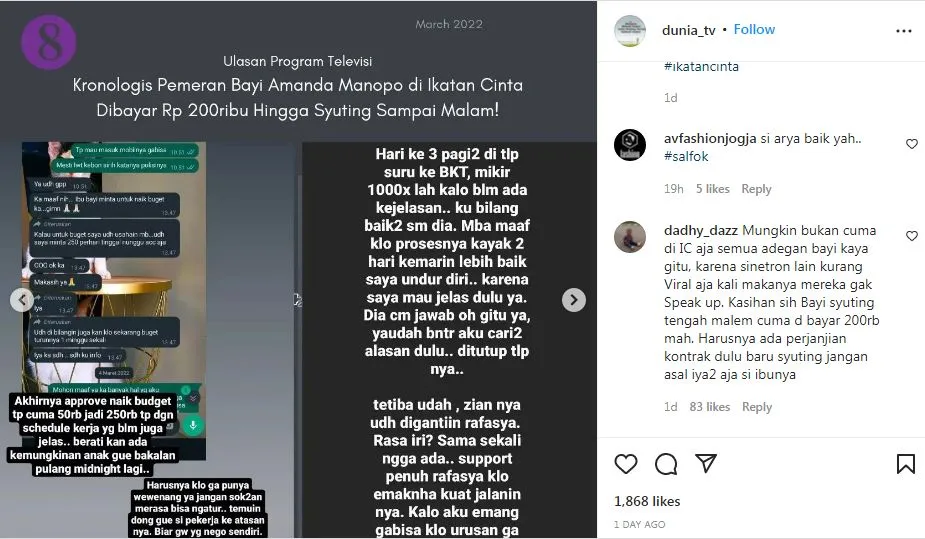 Viral Pemeran Bayi Amanda Manopo di bayi ikatan cinta