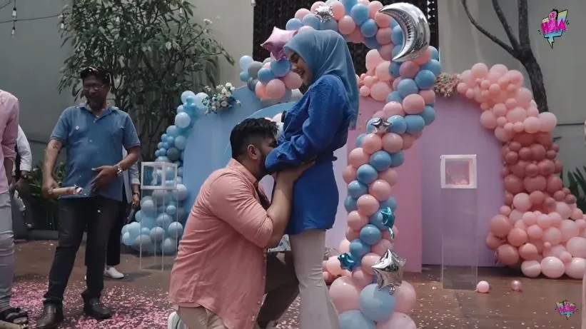 Irish Bella Gelar Gender Reveal dan Pengajian 4 Bulanan Kehamilan Ke-3 6 Iris bella gelar gender reveal