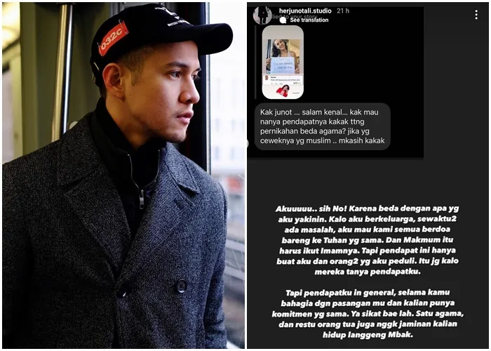 Herjunot Ali Mengaku Tidak Ingin Menikah Beda Agama; Masalah Prinsip 4 Herjunot Ali tidak ingin menikah beda agama