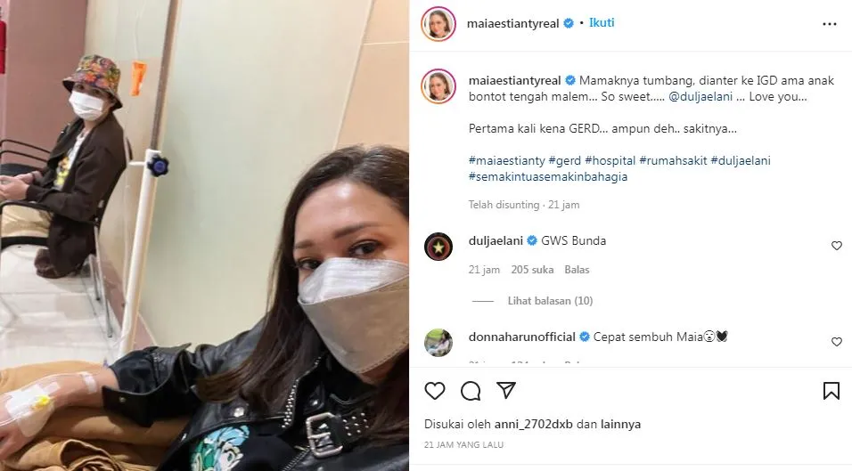 Maia Estianty Dilarikan ke IGD, El Rumi Langsung Ingatkan Soal Diet 3 Maia Estianty