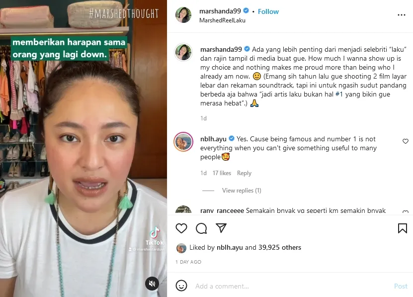 Respons Marshanda Saat Dicibir Sudah Tak Laku Lagi di TV 3 Respons Marshanda saat dicibir sudah tak laku di TV