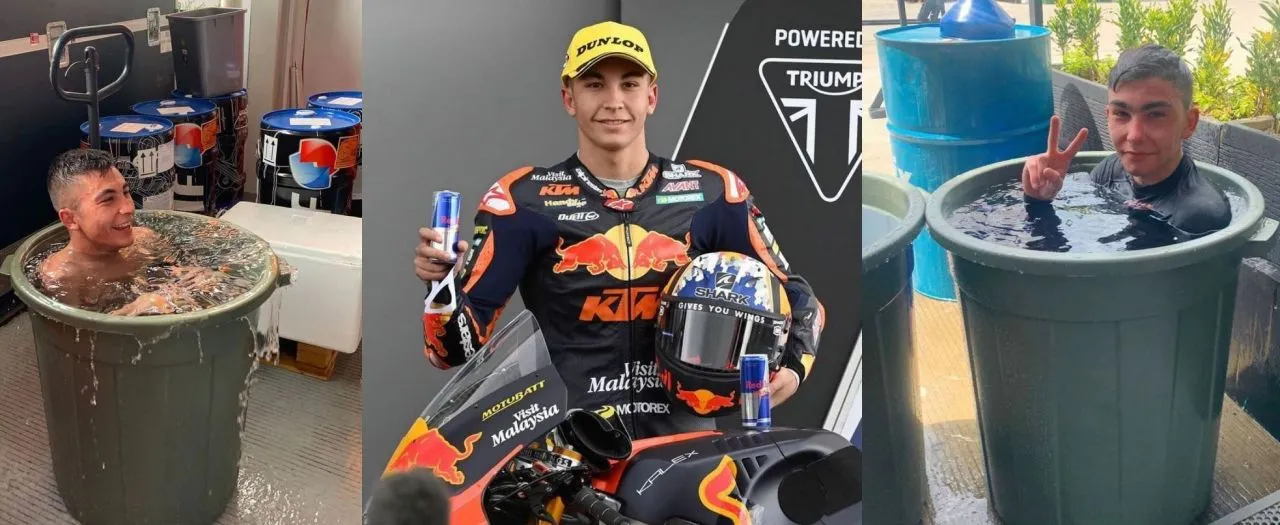 5 Aksi Kocak Pembalap Ngadem di MotoGP Mandalika. Hadeeh~ 7 MotoGP