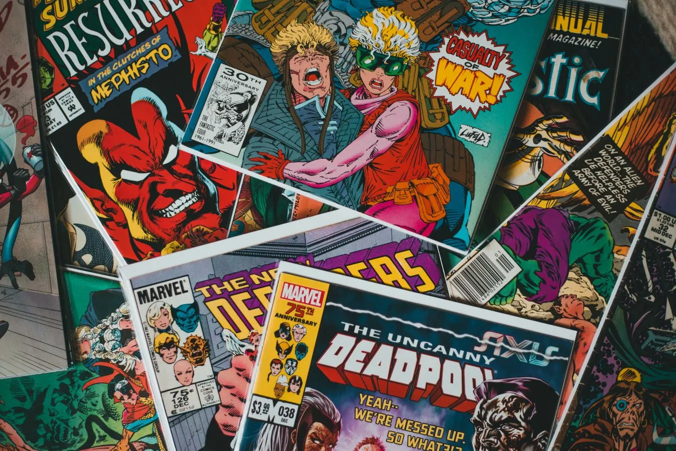 Komik Marvel Pertama Terjual Rp 34,4 M, Berharga Banget! 3 Tumpukan komik marvel