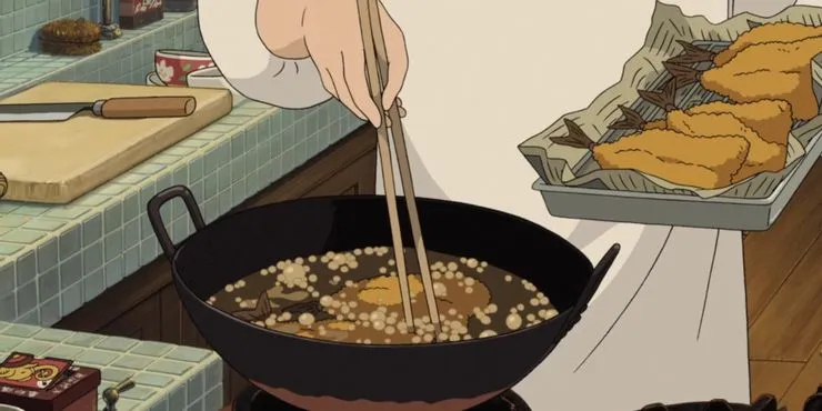 10 Potret Makanan Paling Ikonik yang Ada di Anime Studio Ghibli. Mana Favoritmu? 18 Tempura