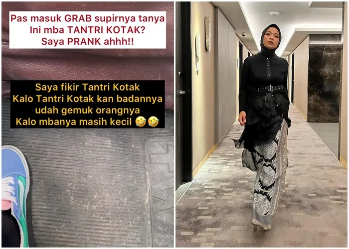 Tantri Kotak Tutupi Identitas Artis demi Bisa Ngobrol Santai dengan Sopir Taksi 3 Tantri Kotak ngeprank sopir taksi online