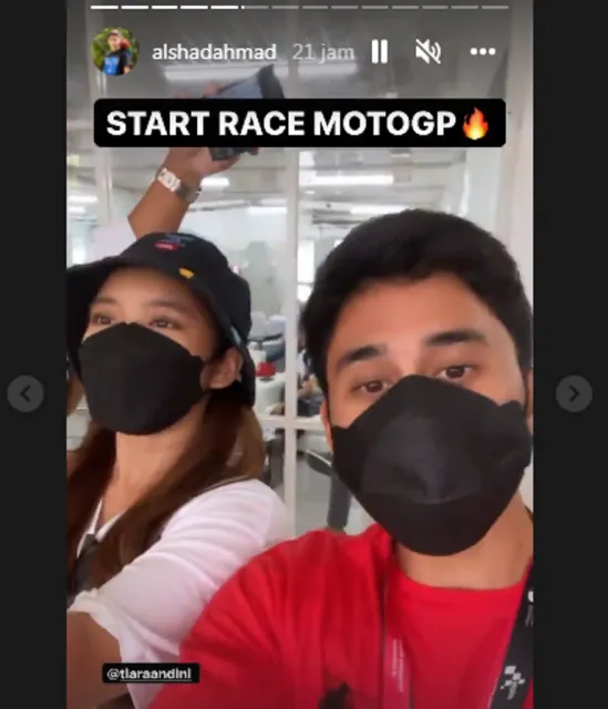11 Potret Artis Nonton MotoGP Mandalika. Ada Tiara Andini sampai Rio Dewanto 17 Tiara Andini