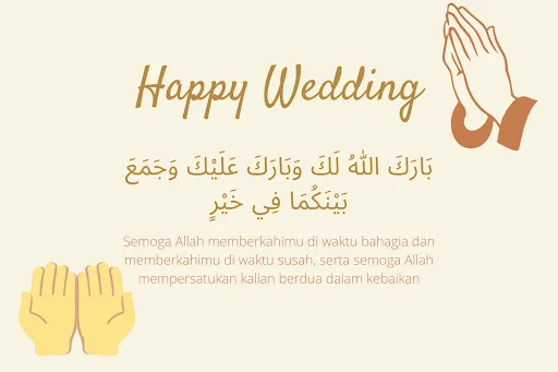 20 Ucapan Pernikahan Islami Singkat dan Penuh Doa 5 ucapan pernikahan islami