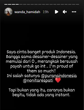 Respon Wanda Hamidah Usai Dituding Nyinyir Soal Sederet Artis Pergi ke Paris Fashion Week 4 wanda hamidah