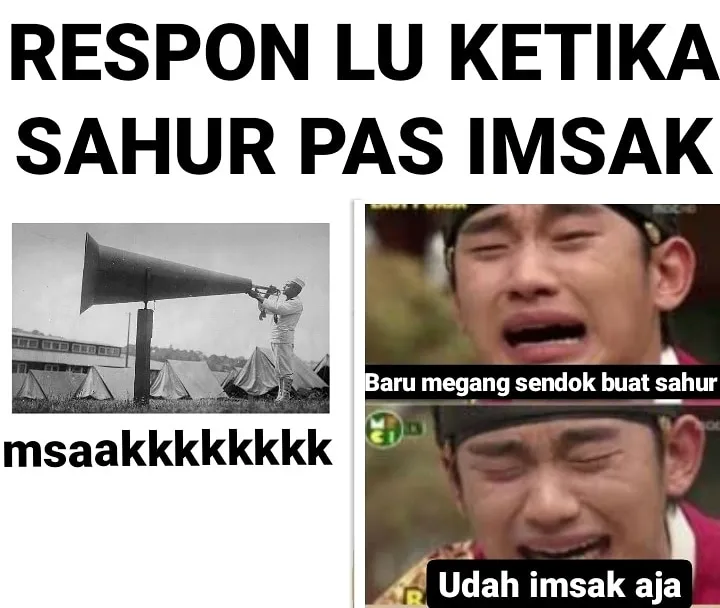 7 Kebiasaan Konyol yang Dilakukan Saat Bulan Ramadan. Ngaku Deh~ 8 sahur menjelang imsak