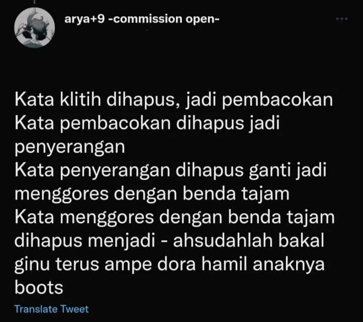 Pemerintah DIY Hapus Istilah Klitih Untuk Berantas Klitih. Warganet: Sangat Solutif! 16 Opsi istilah untuk mengganti nama klitih
