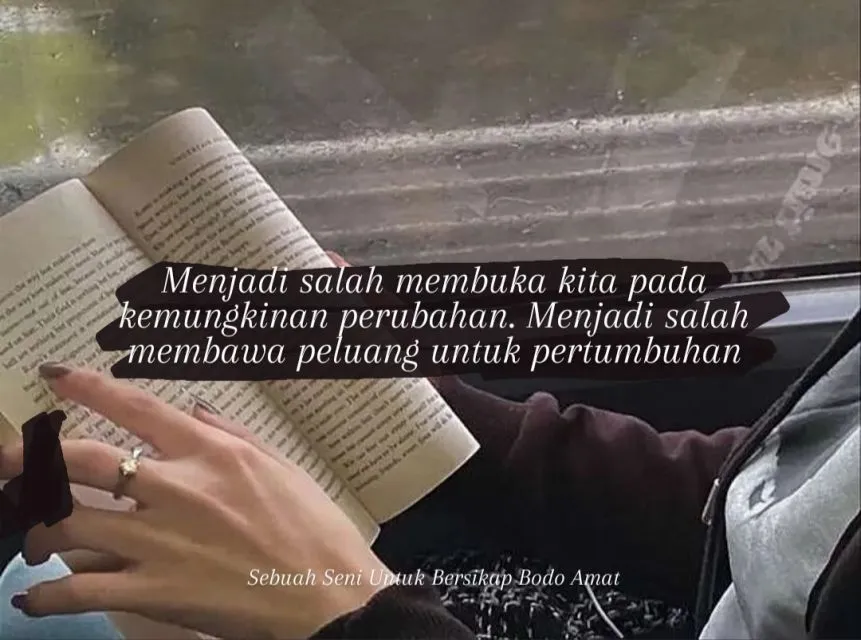 9+ Kutipan Buku Sebuah Seni Untuk Bersikap Bodo Amat 17 Kalau gagal, ya gapapa. Coba lagi besok!